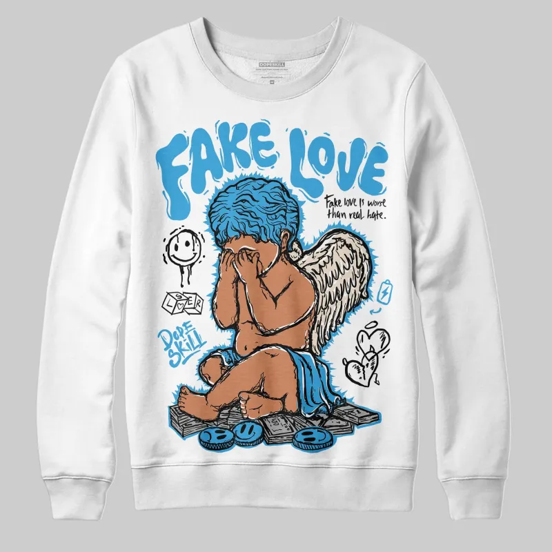 UNC Reimagined 1s DopeSkill Sweatshirt False Love Graphic sold by DopeSkill