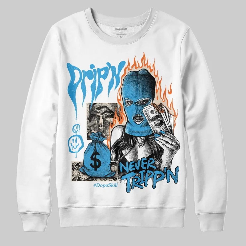 UNC Reimagined 1s DopeSkill Sweatshirt Drip'n Never Tripp'n Graphic sold by DopeSkill