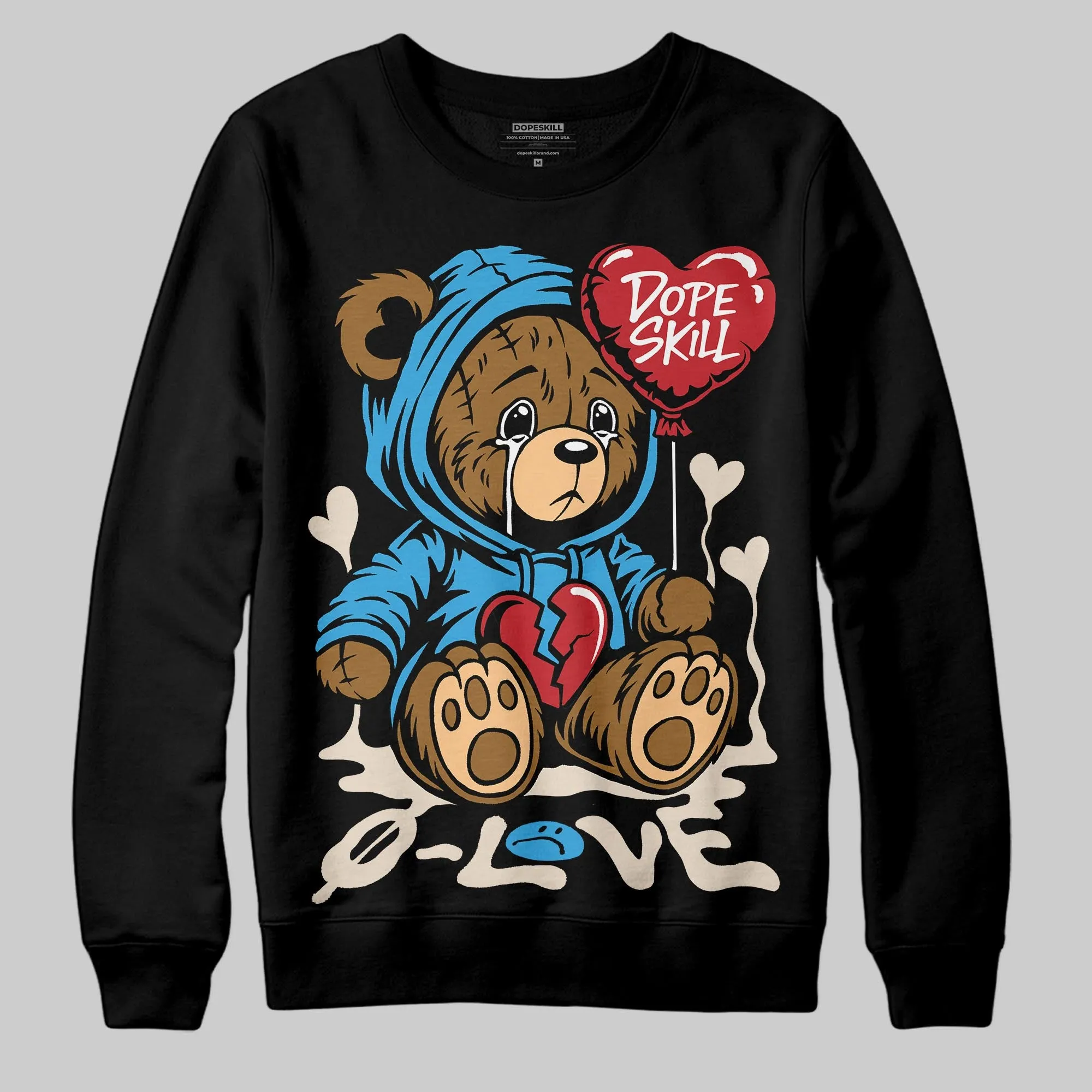 UNC Reimagined 1s DopeSkill Sweatshirt Broken Bear Graphic sold by DopeSkill product image thumbnail 2