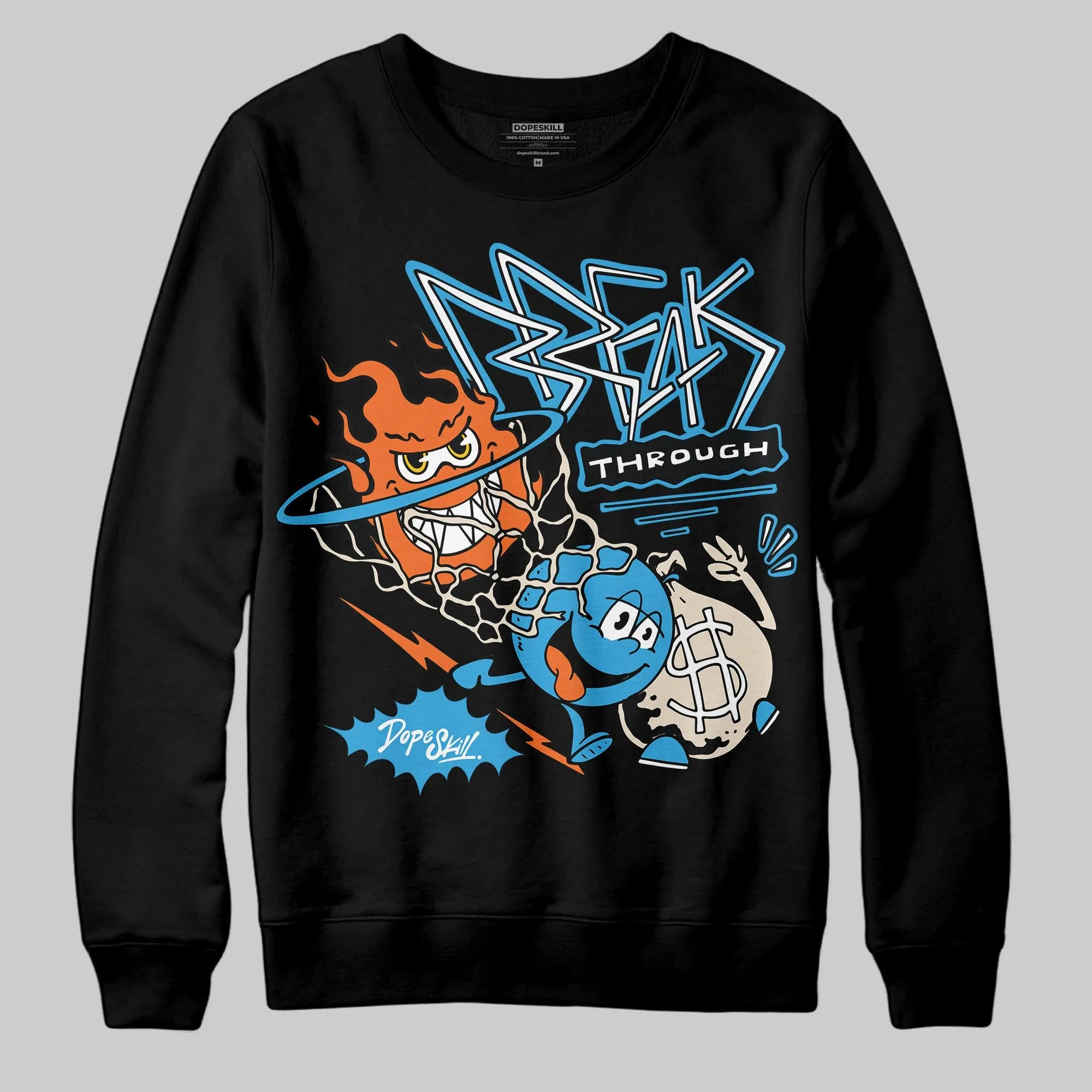 UNC Reimagined 1s DopeSkill Sweatshirt Break Through Graphic sold by DopeSkill product image thumbnail 2