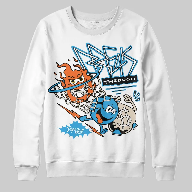 UNC Reimagined 1s DopeSkill Sweatshirt Break Through Graphic sold by DopeSkill