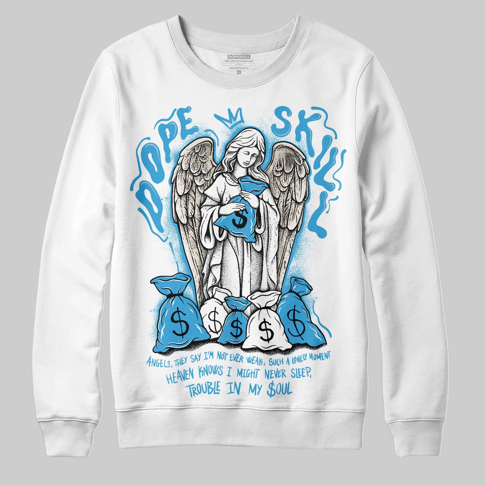 UNC Reimagined 1s DopeSkill Sweatshirt Angels Graphic sold by DopeSkill
