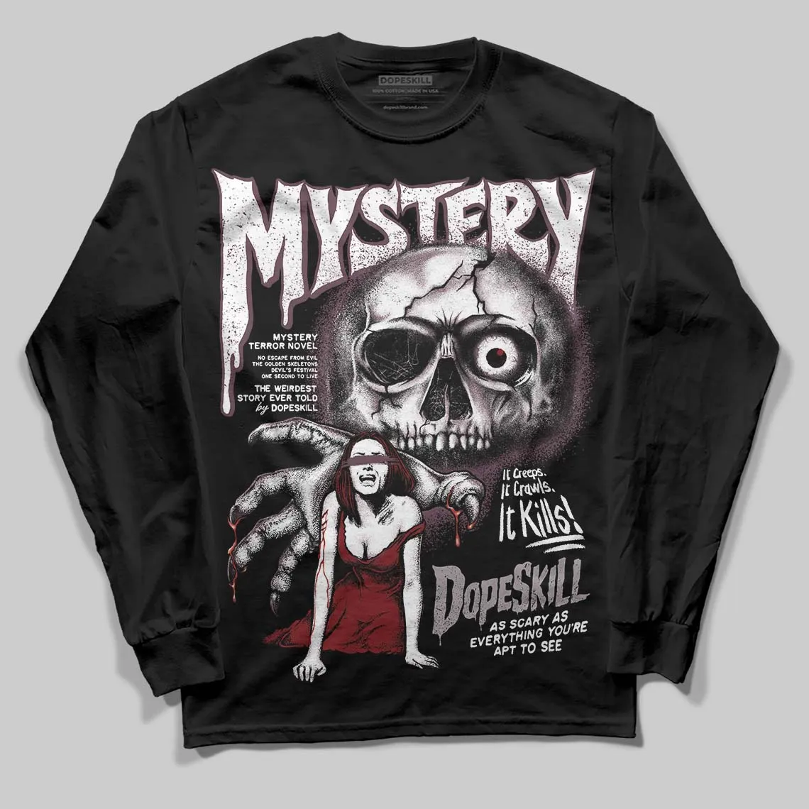 A Ma Maniere x Air 5s DopeSkill Long Sleeve T-Shirt Mystery Ghostly Grasp Graphic sold by DopeSkill product image thumbnail 2
