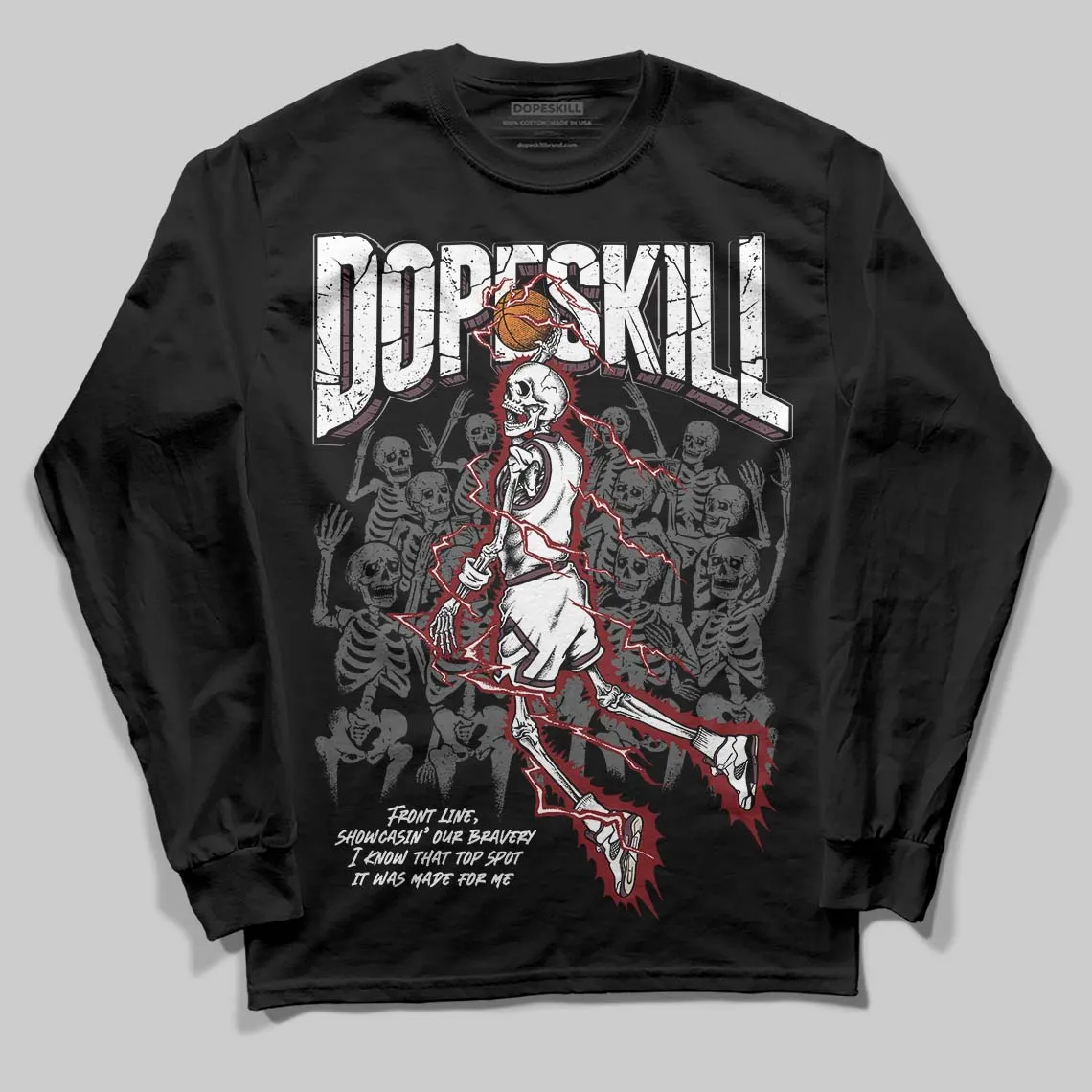 A Ma Maniere x Air 5s DopeSkill Long Sleeve T-Shirt Thunder Dunk Graphic sold by DopeSkill product image thumbnail 2