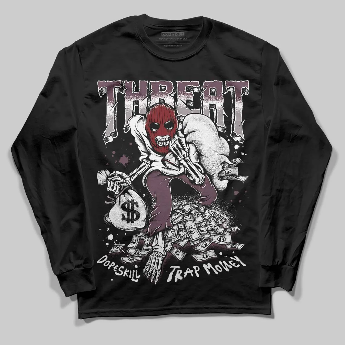A Ma Maniere x Air 5s DopeSkill Long Sleeve T-Shirt Threat Graphic sold by DopeSkill product image thumbnail 2