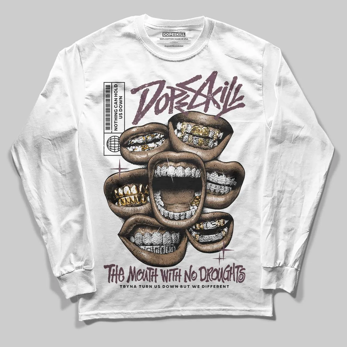 A Ma Maniere x Air 5s DopeSkill Long Sleeve T-Shirt The Mouth With No Droughts Graphic sold by DopeSkill