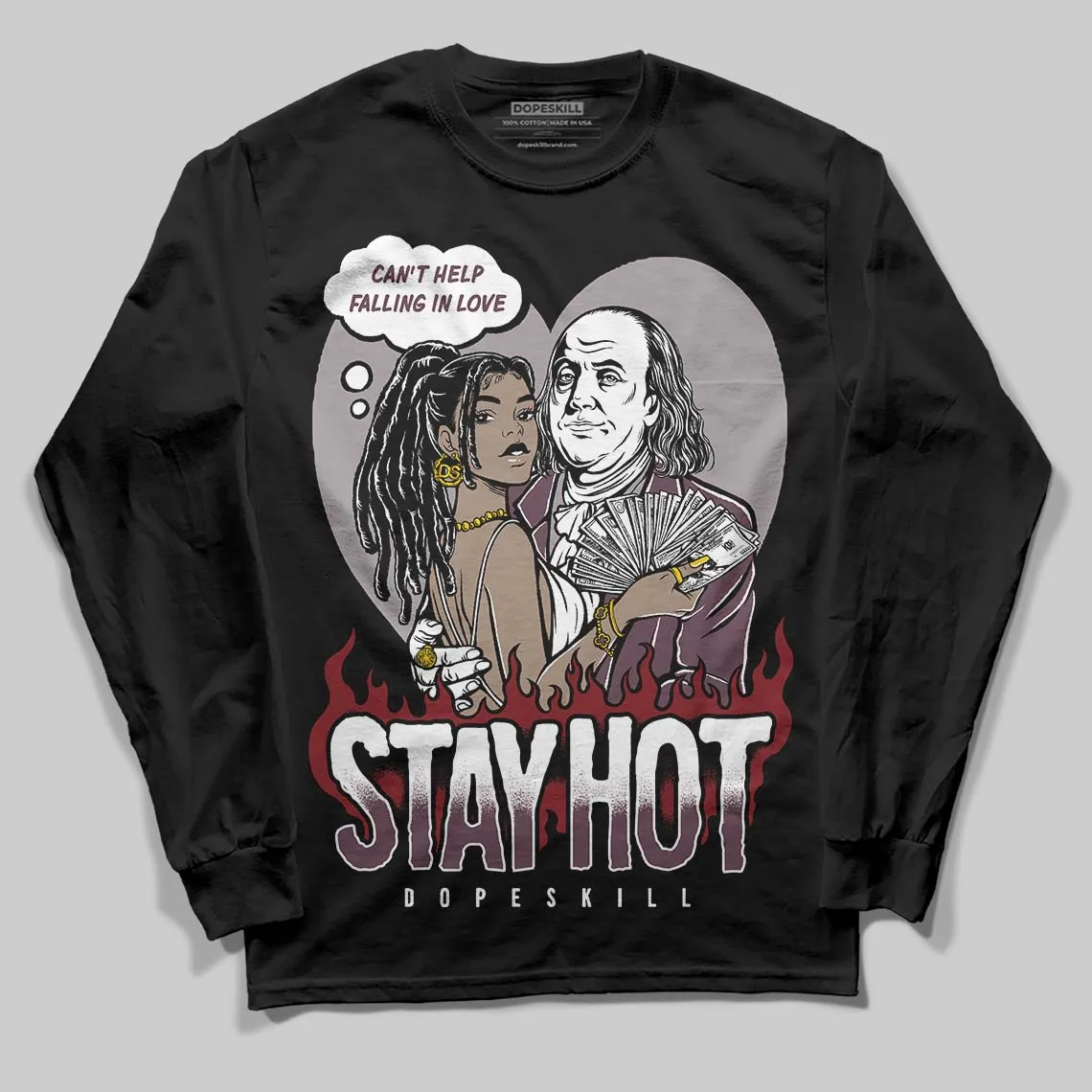 A Ma Maniere x Air 5s DopeSkill Long Sleeve T-Shirt Stay Hot Graphic sold by DopeSkill product image thumbnail 2