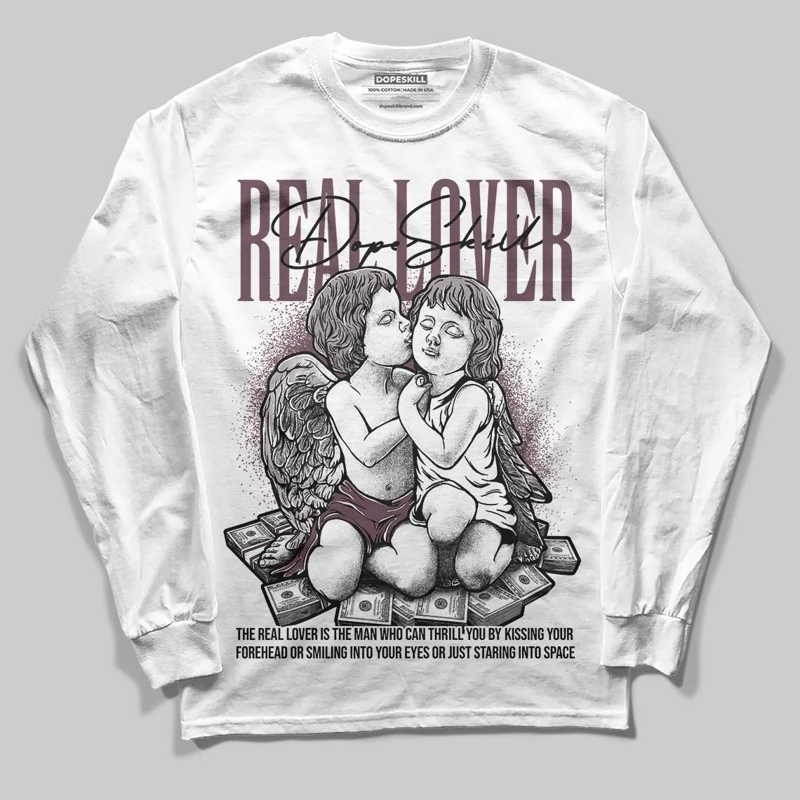 A Ma Maniere x Air 5s DopeSkill Long Sleeve T-Shirt Real Lover Graphic sold by DopeSkill