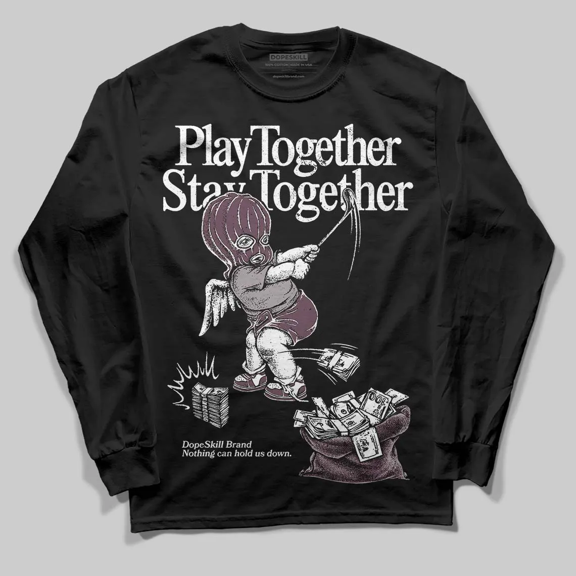 A Ma Maniere x Air 5s DopeSkill Long Sleeve T-Shirt Play together, Stay together Graphic sold by DopeSkill product image thumbnail 2