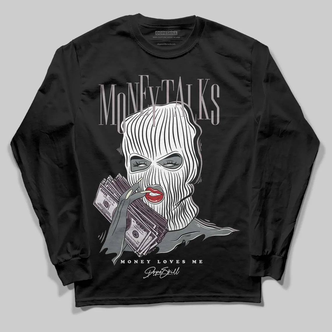 A Ma Maniere x Air 5s DopeSkill Long Sleeve T-Shirt Money Talks Graphic sold by DopeSkill product image thumbnail 2
