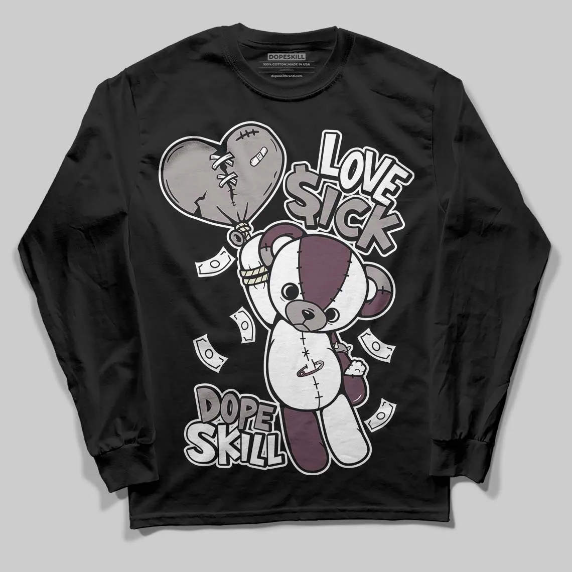 A Ma Maniere x Air 5s DopeSkill Long Sleeve T-Shirt Love Sick Graphic sold by DopeSkill product image thumbnail 2