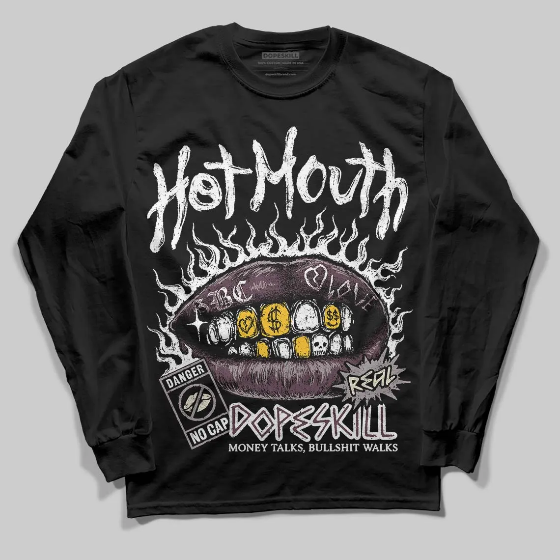 A Ma Maniere x Air 5s DopeSkill Long Sleeve T-Shirt Hot Mouth Graphic sold by DopeSkill product image thumbnail 2