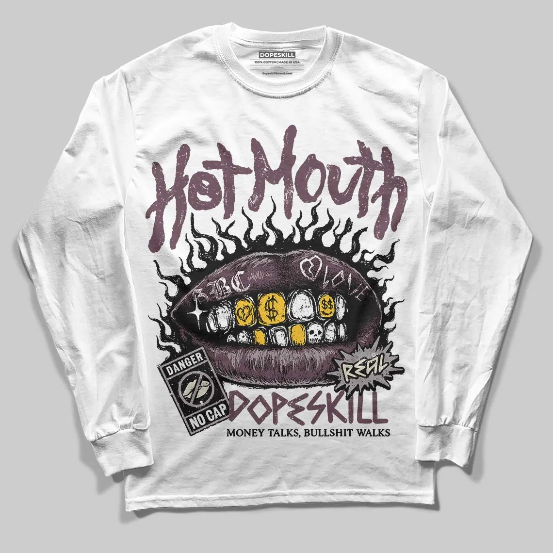 A Ma Maniere x Air 5s DopeSkill Long Sleeve T-Shirt Hot Mouth Graphic sold by DopeSkill