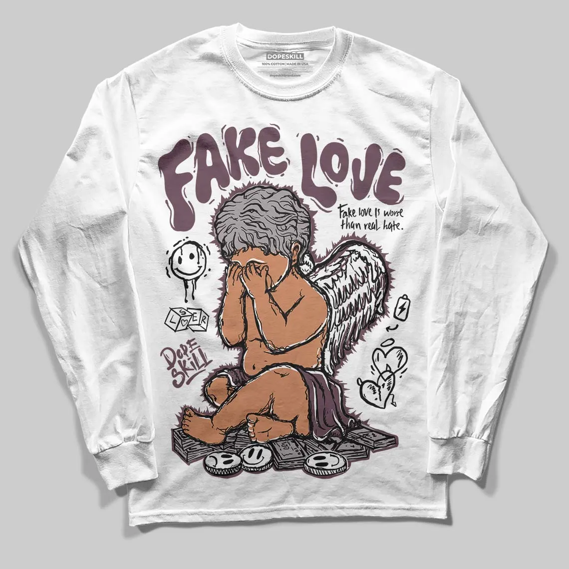 A Ma Maniere x Air 5s DopeSkill Long Sleeve T-Shirt False Love Graphic sold by DopeSkill