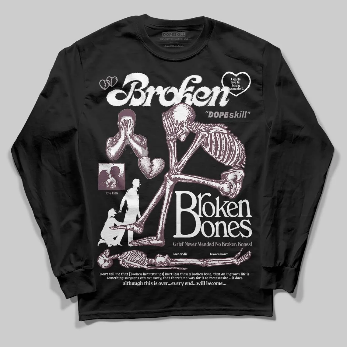 A Ma Maniere x Air 5s DopeSkill Long Sleeve T-Shirt Broken Bones Graphic sold by DopeSkill product image thumbnail 2