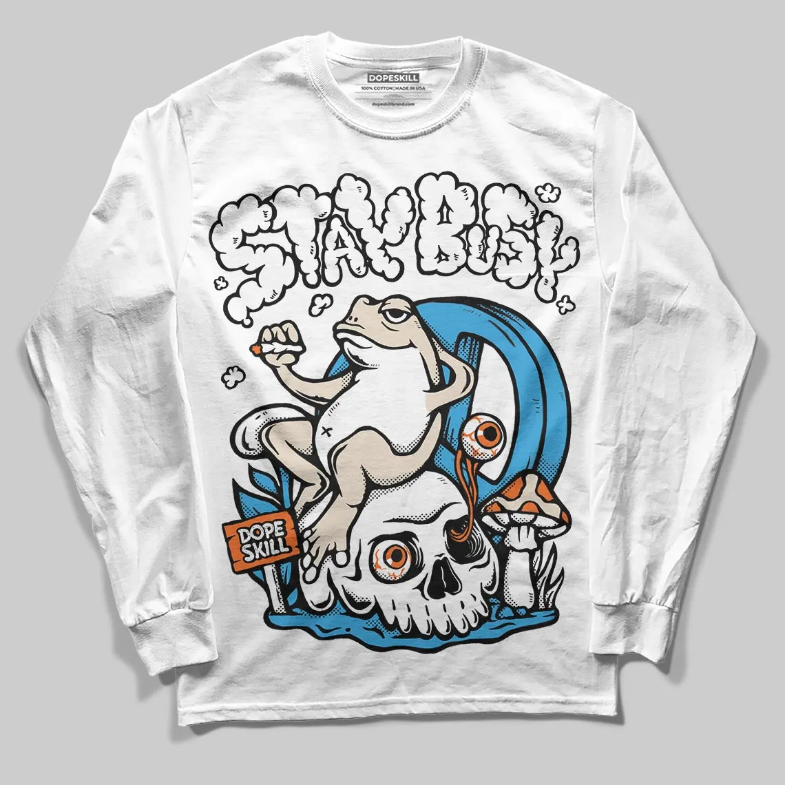 UNC Reimagined 1s DopeSkill Long Sleeve T-Shirt Stay Busy Graphic sold by DopeSkill