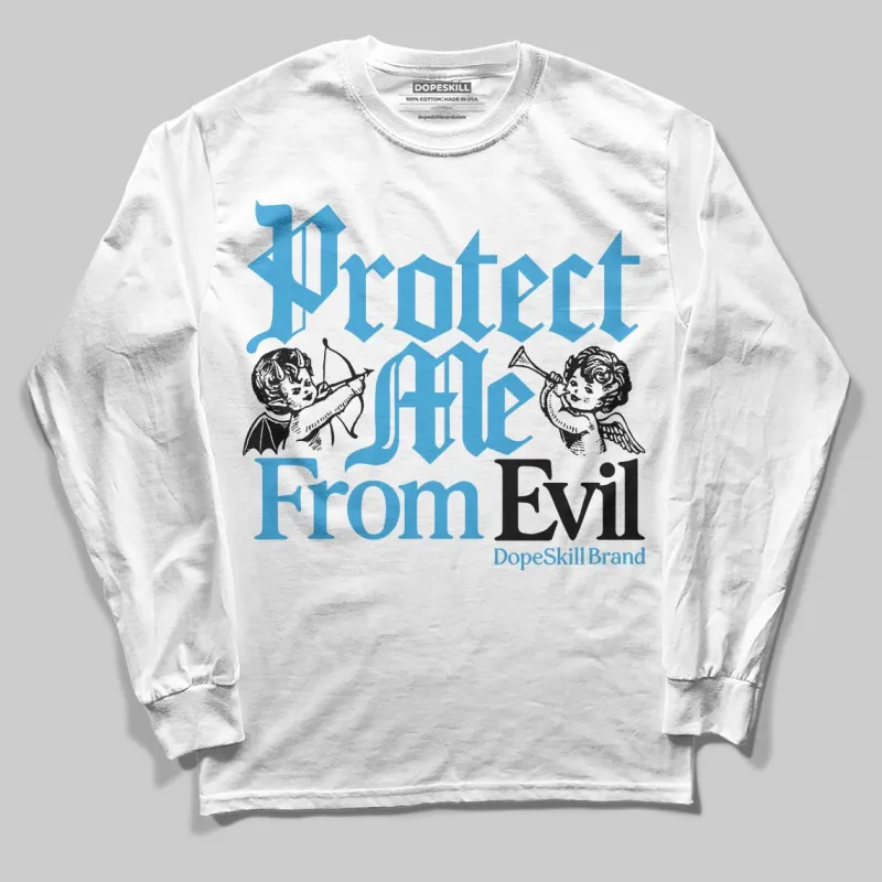 UNC Reimagined 1s DopeSkill Long Sleeve T-Shirt Protect Me From Evil Graphic sold by DopeSkill