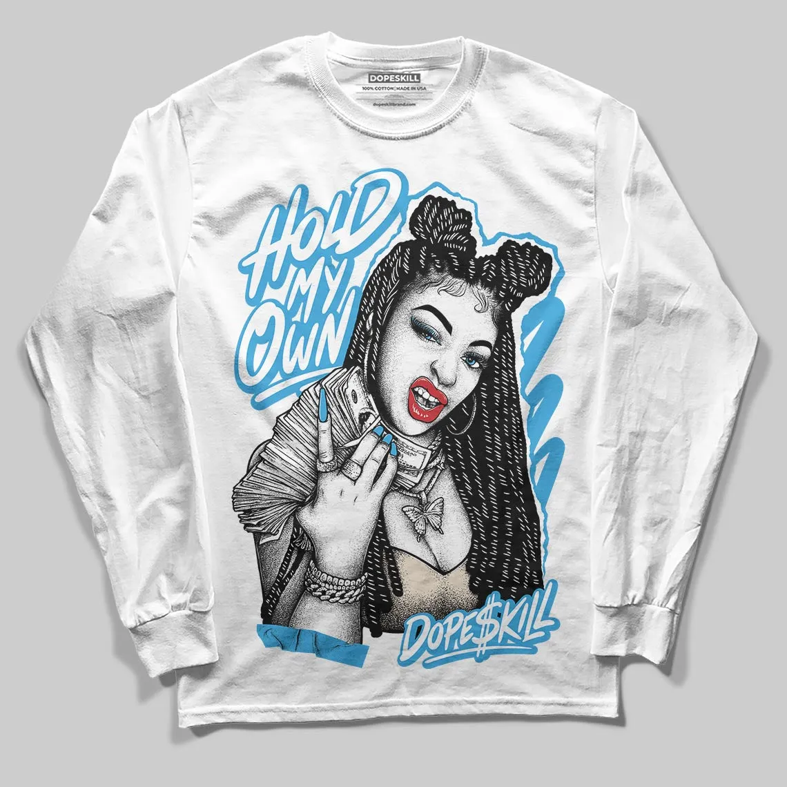 UNC Reimagined 1s DopeSkill Long Sleeve T-Shirt New H.M.O Graphic sold by DopeSkill