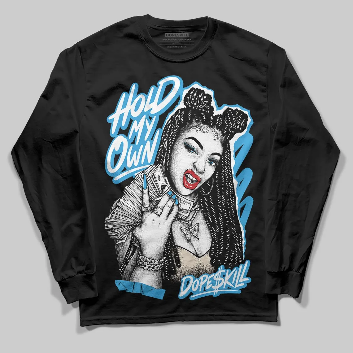 UNC Reimagined 1s DopeSkill Long Sleeve T-Shirt New H.M.O Graphic sold by DopeSkill product image thumbnail 2