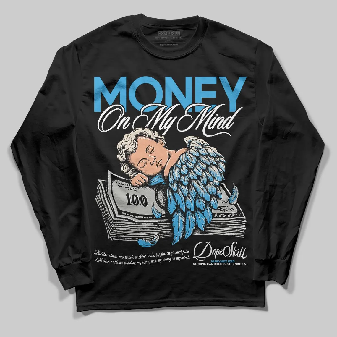 UNC Reimagined 1s DopeSkill Long Sleeve T-Shirt MOMM Graphic sold by DopeSkill product image thumbnail 2