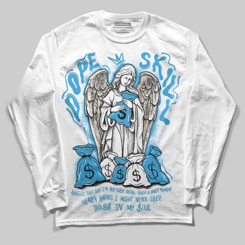 UNC Reimagined 1s DopeSkill Long Sleeve T-Shirt Angels Graphic sold by DopeSkill