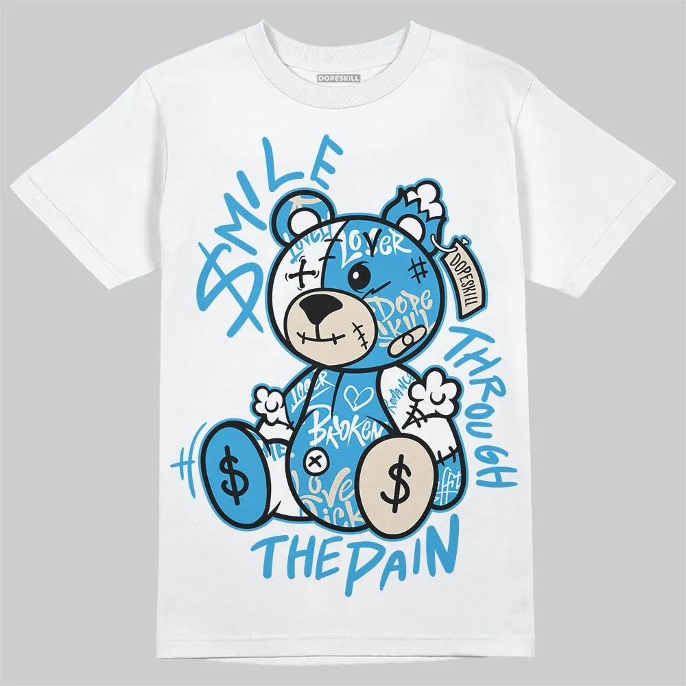 UNC Reimagined 1s DopeSkill T-Shirt Smile Through The Pain Graphic sold by DopeSkill