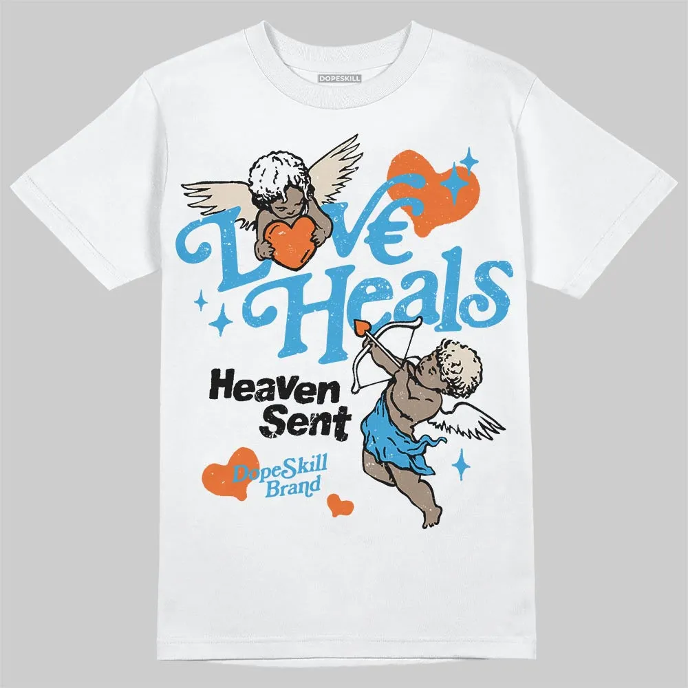 UNC Reimagined 1s DopeSkill T-Shirt New Love Heals Graphic sold by DopeSkill