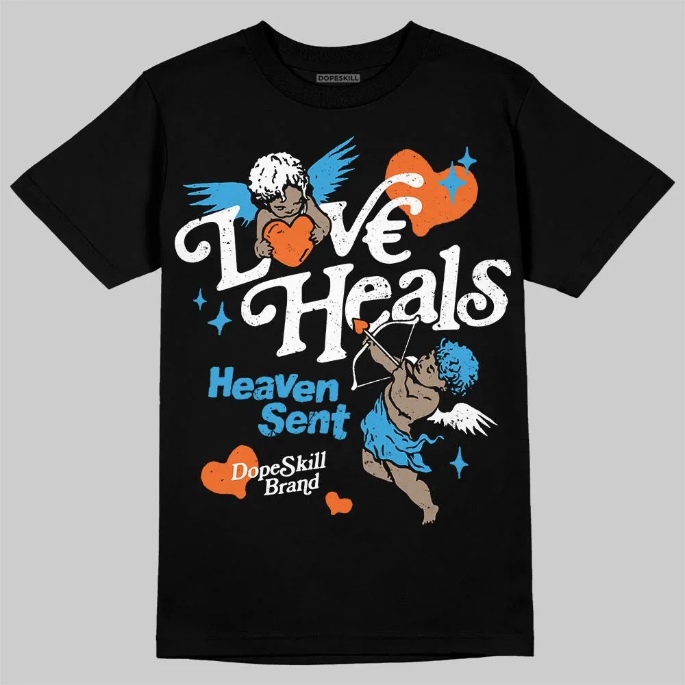 UNC Reimagined 1s DopeSkill T-Shirt New Love Heals Graphic sold by DopeSkill product image thumbnail 2