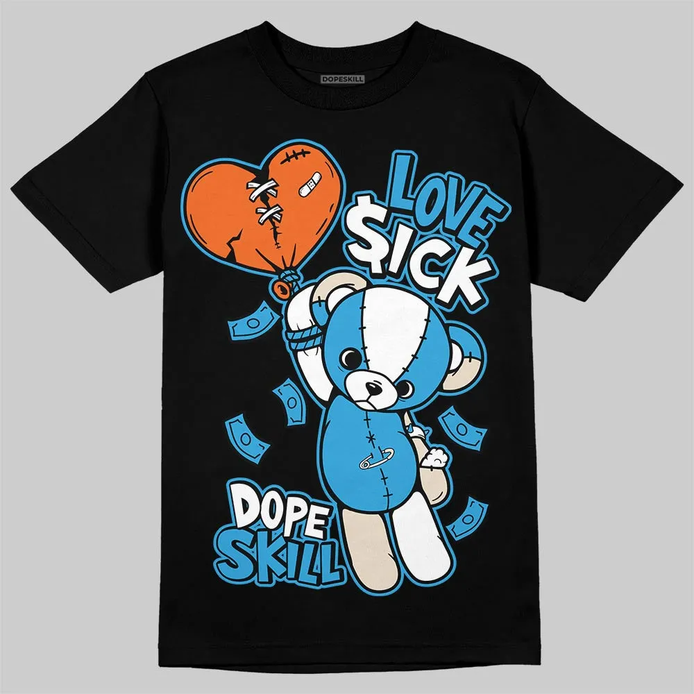UNC Reimagined 1s DopeSkill T-Shirt Love Sick Graphic sold by DopeSkill product image thumbnail 2