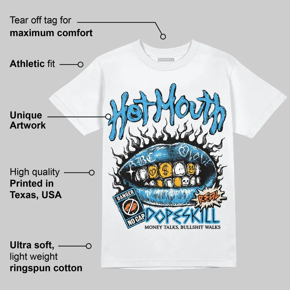 UNC Reimagined 1s DopeSkill T-Shirt Hot Mouth Graphic sold by DopeSkill product image thumbnail 3