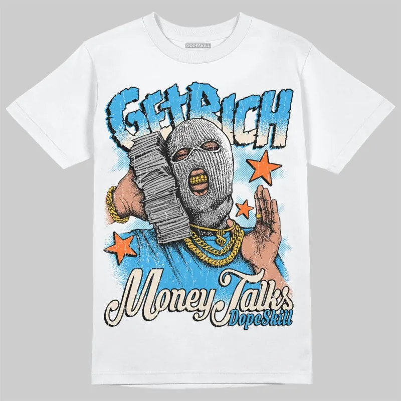 UNC Reimagined 1s DopeSkill T-Shirt Get Rich Graphic sold by DopeSkill