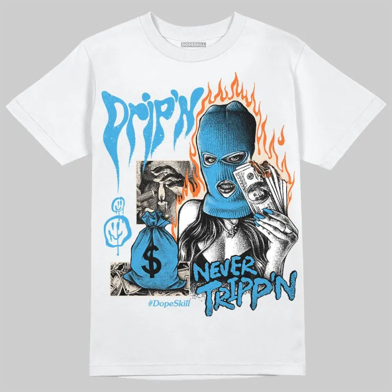 UNC Reimagined 1s DopeSkill T-Shirt Drip'n Never Tripp'n Graphic sold by DopeSkill