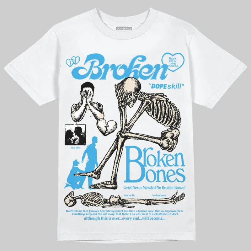 UNC Reimagined 1s DopeSkill T-Shirt Broken Bones Graphic sold by DopeSkill