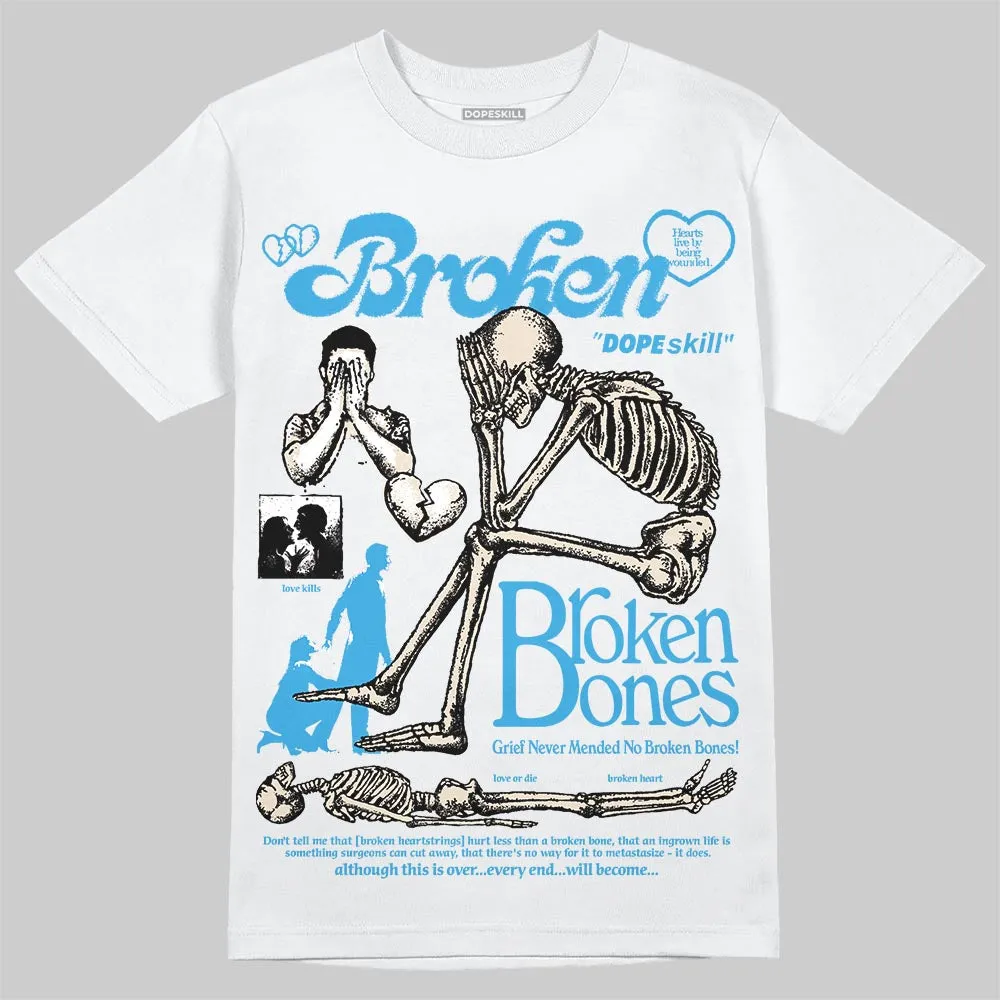 UNC Reimagined 1s DopeSkill T-Shirt Broken Bones Graphic sold by DopeSkill