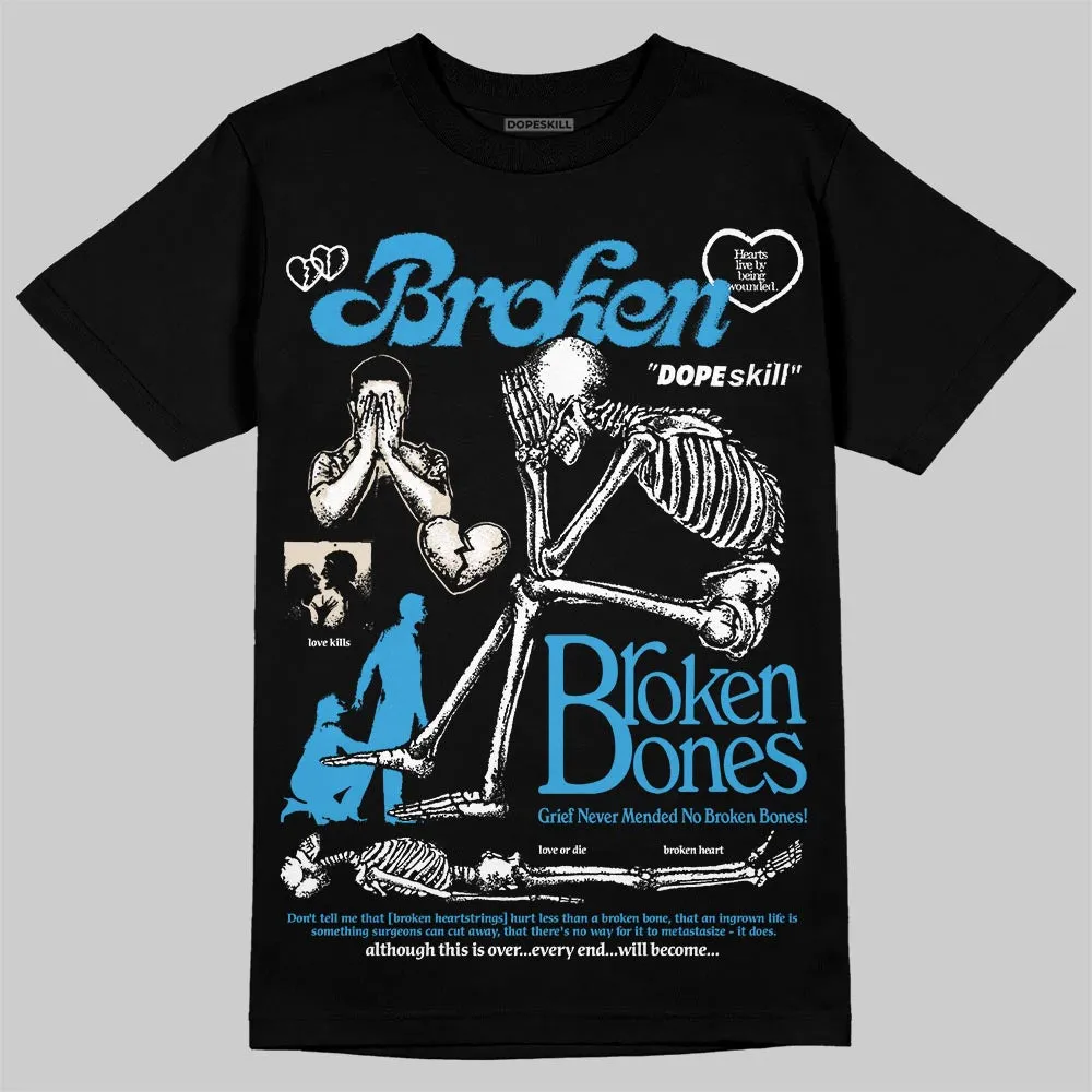 UNC Reimagined 1s DopeSkill T-Shirt Broken Bones Graphic sold by DopeSkill product image thumbnail 2