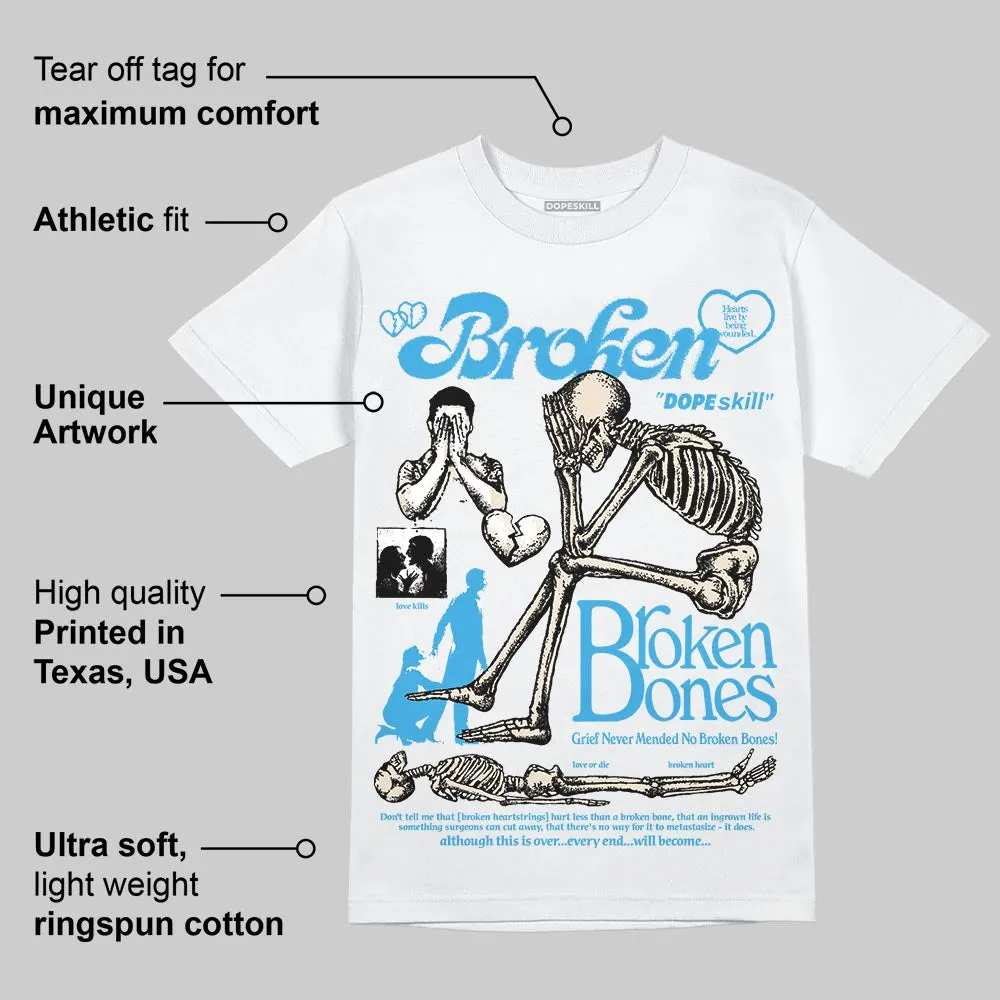 UNC Reimagined 1s DopeSkill T-Shirt Broken Bones Graphic sold by DopeSkill product image thumbnail 3
