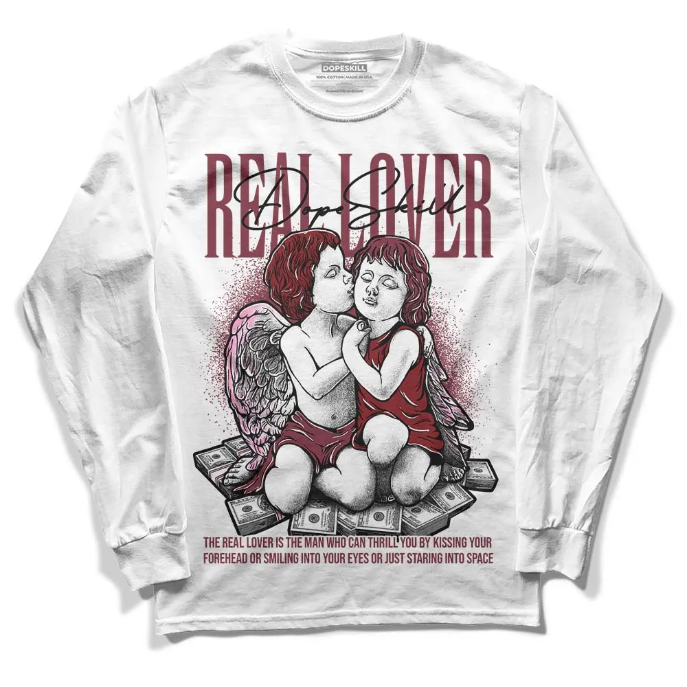 Team Red 1s DopeSkill Long Sleeve T-Shirt Real Lover Graphic sold by DopeSkill