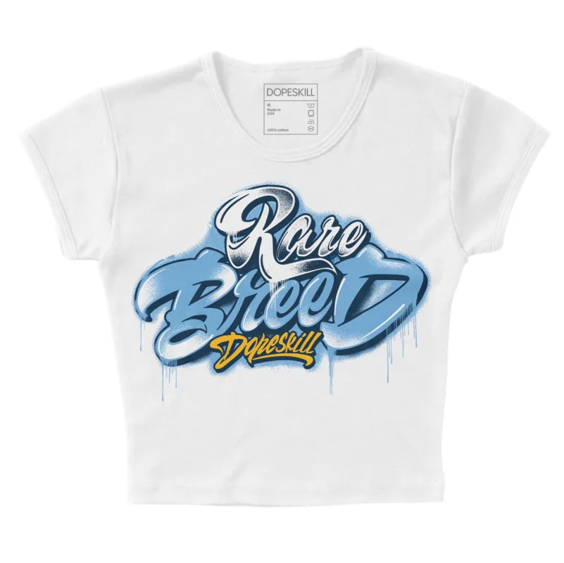 First In Flight 1s DopeSkill Women's Crop Top Rare Breed Type Graphic sold by DopeSkill