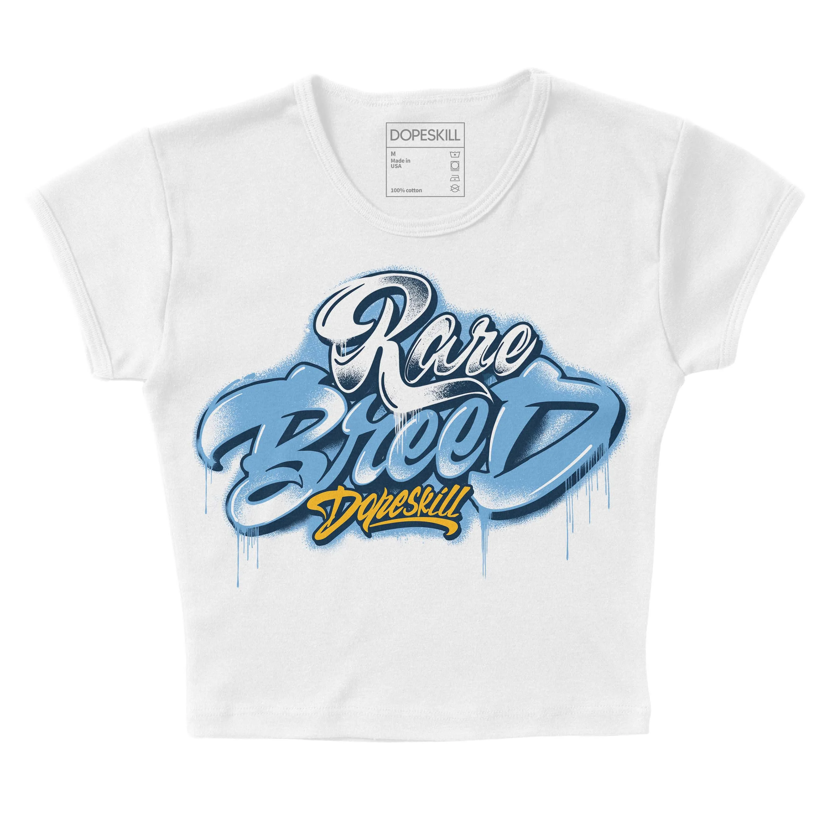 First In Flight 1s DopeSkill Women's Crop Top Rare Breed Type Graphic sold by DopeSkill