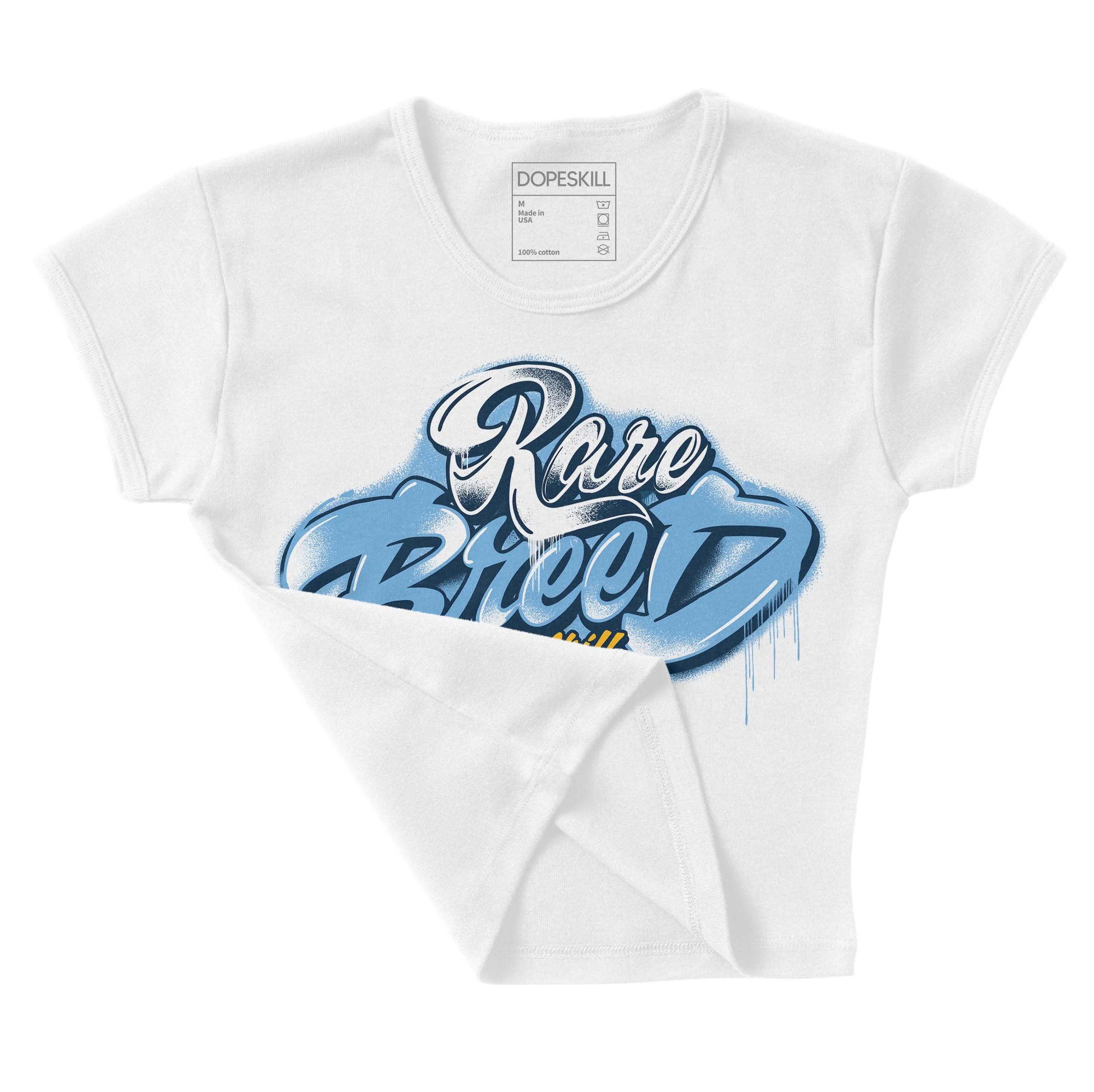 First In Flight 1s DopeSkill Women's Crop Top Rare Breed Type Graphic sold by DopeSkill product image thumbnail 3