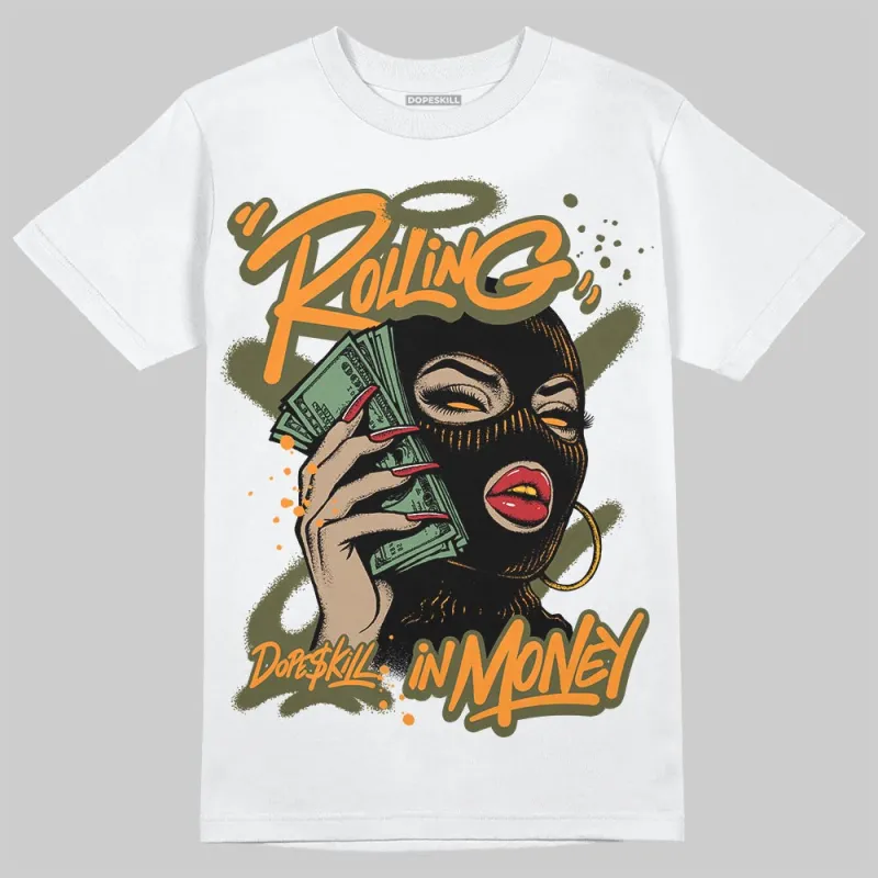 Olive Collection DopeSkill T-Shirt Rolling in Money Graphic sold by DopeSkill