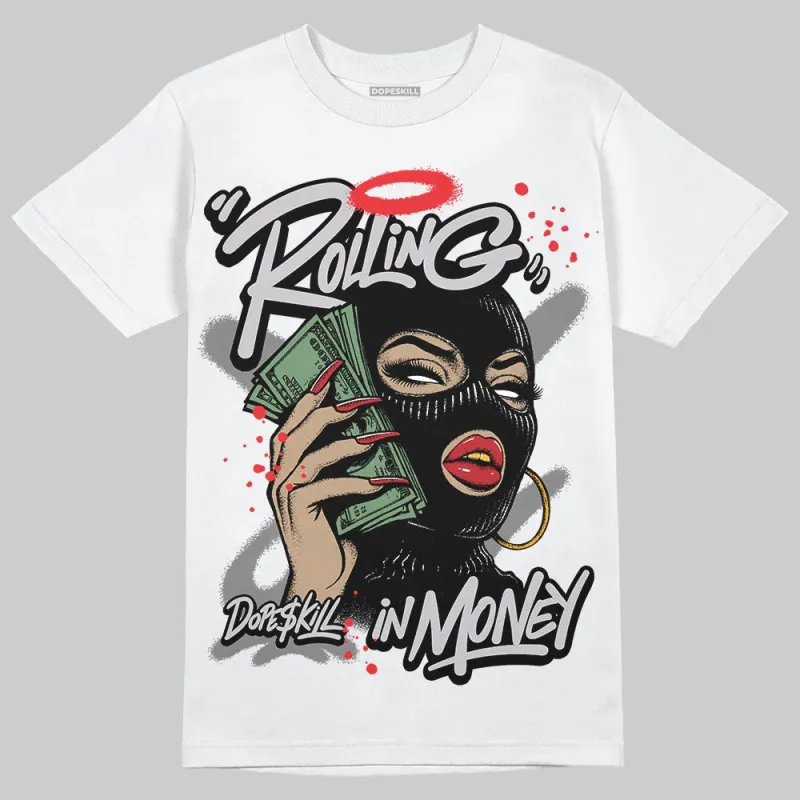Grey Collection DopeSkill T-Shirt Rolling in Money Graphic sold by DopeSkill
