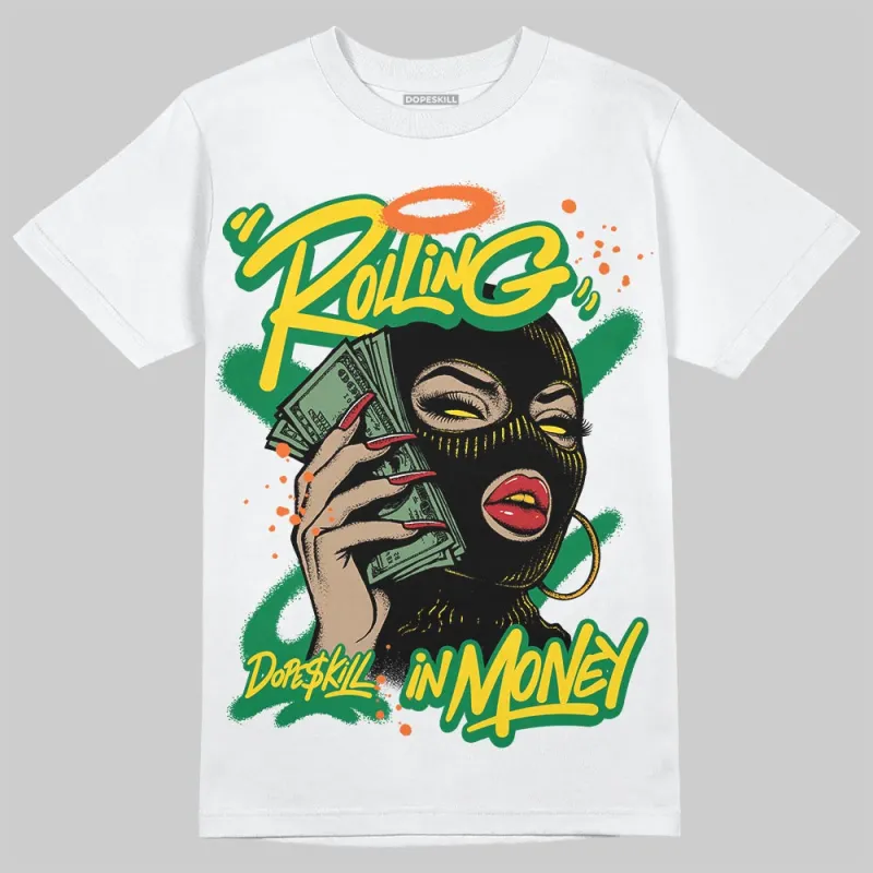 Green Collection DopeSkill T-Shirt Rolling in Money Graphic sold by DopeSkill