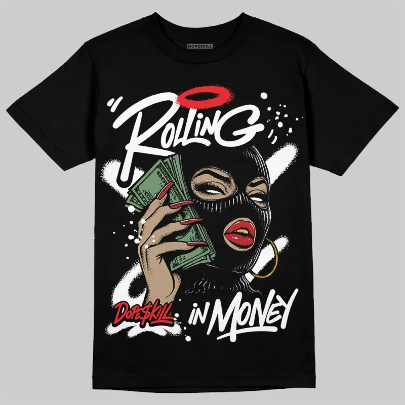 Black and White Collection DopeSkill T-Shirt Rolling in Money Graphic sold by DopeSkill