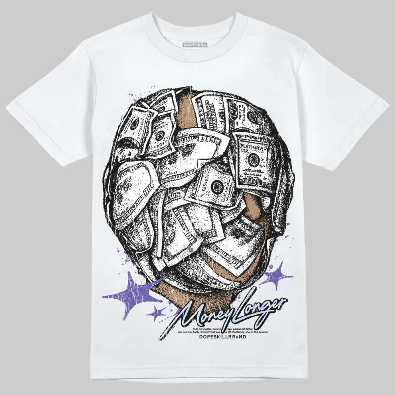 Grape 5s DopeSkill T-Shirt Money Longer Graphic sold by DopeSkill