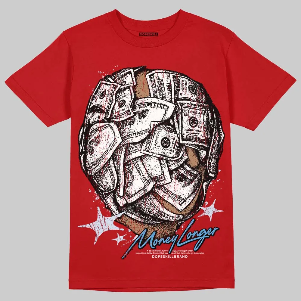 Cherry 11s DopeSkill T-Shirt Money Longer Graphic sold by DopeSkill product image thumbnail 3