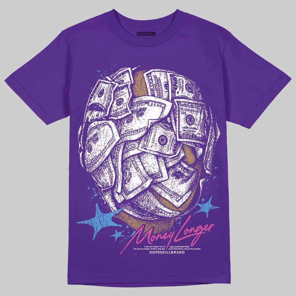 PURPLE Collection DopeSkill T-Shirt Money Longer Graphic sold by DopeSkill product image thumbnail 3