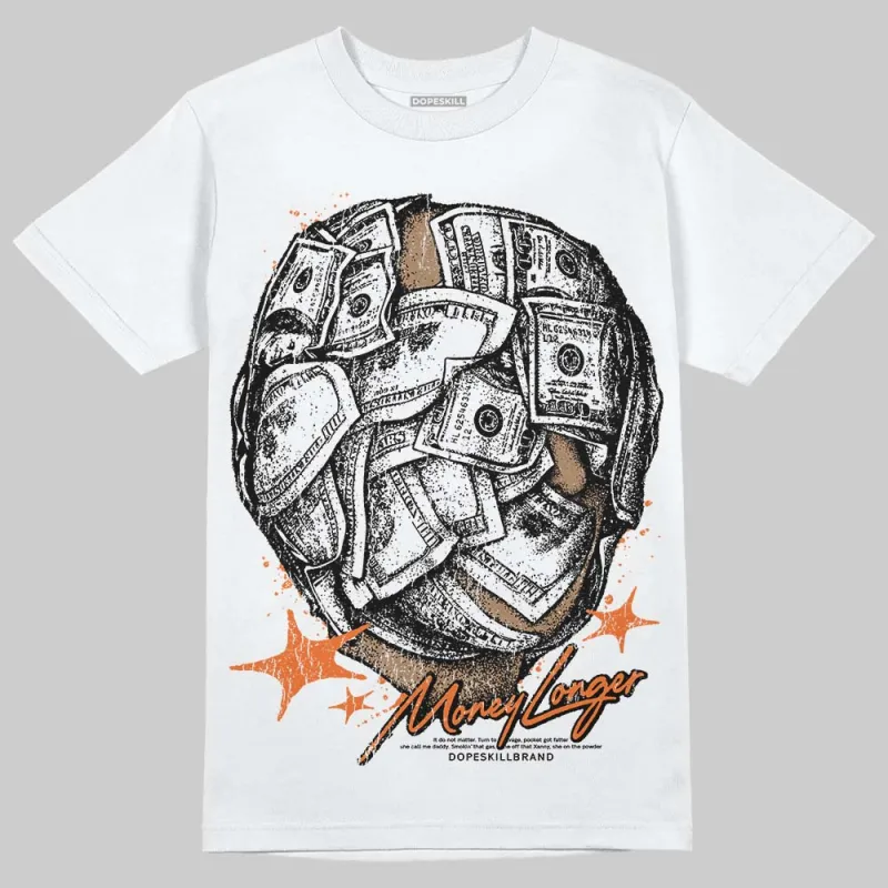 Orange Black White DopeSkill T-Shirt Money Longer Graphic sold by DopeSkill