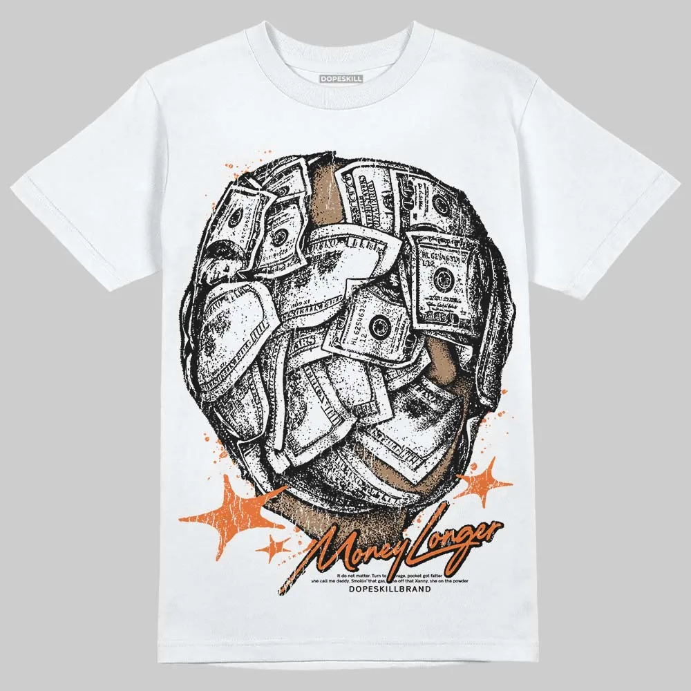 Orange Black White DopeSkill T-Shirt Money Longer Graphic sold by DopeSkill