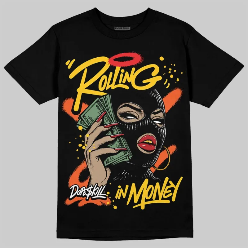 Yellow Collection DopeSkill T-Shirt Rolling in Money Graphic sold by DopeSkill